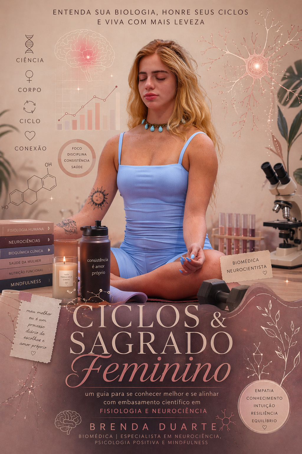 Capa do e-book Ciclos e Sagrado Feminino — Brenda Duarte